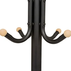 5five Porte-manteaux 11 patères 176,5cm, Noir