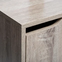 5five Porte-manteaux effet chêne naturel, Noir