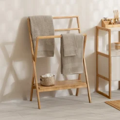 5five Porte-serviettes 1 étagère, Bambou