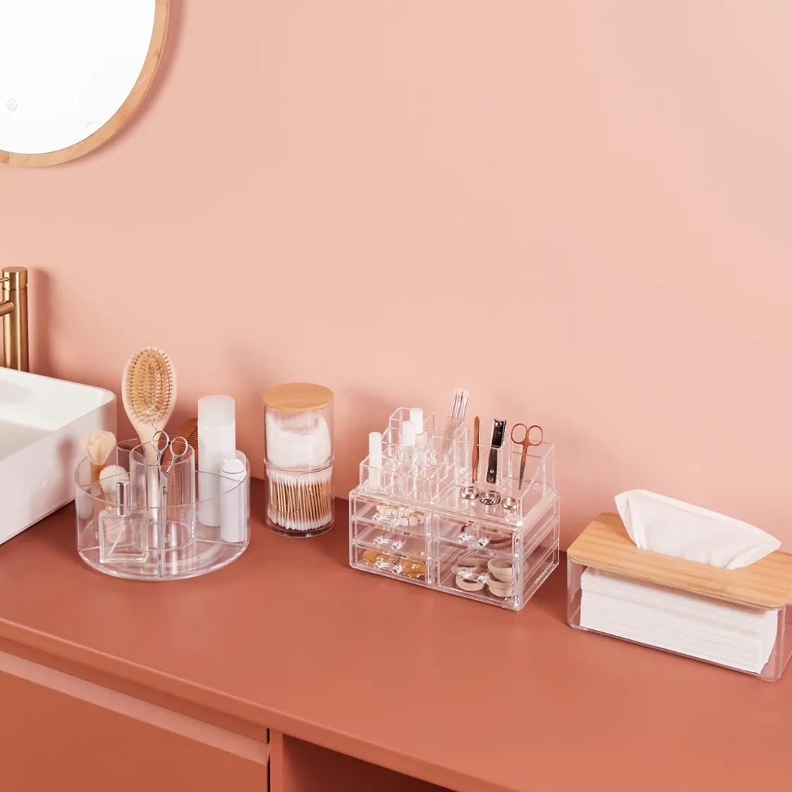 5five Pot à brosses à dents, Blanc