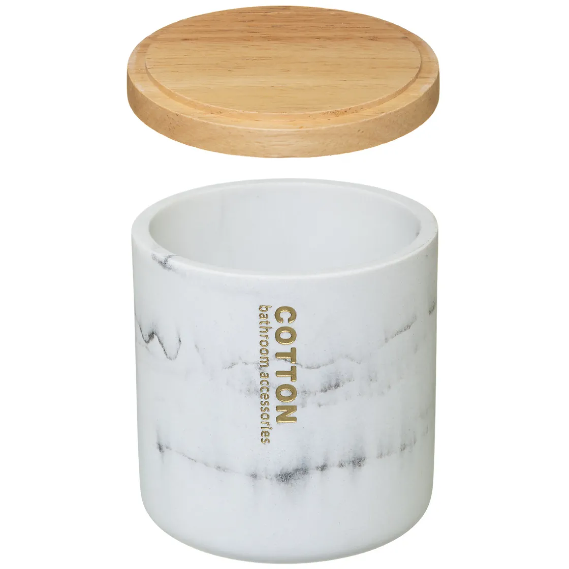 5five Pot à cotons, Blanc