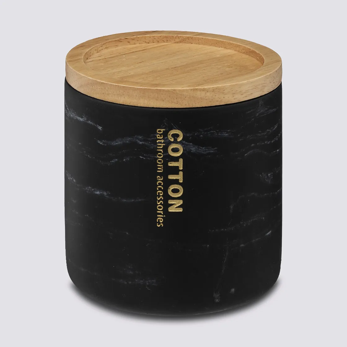 5five Pot à cotons, Noir