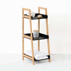 5five Pot à cotons, Noir et Blanc