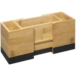 5five Pot à ustensiles extensible, Gris charbon