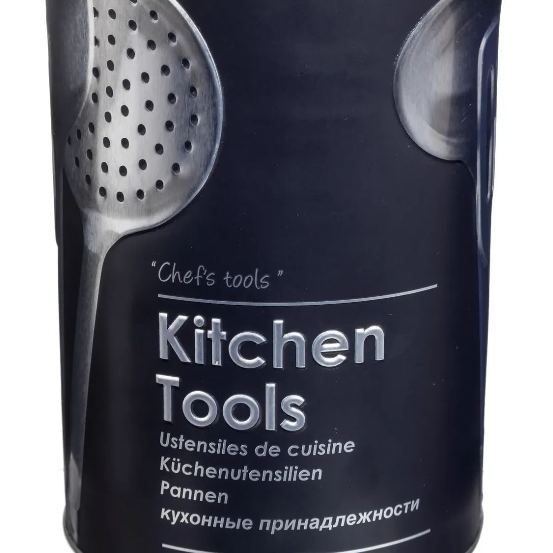 5five Pot à ustensiles métal, Noir