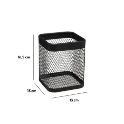 5five Pot à ustensiles métal, Noir