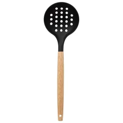 5five Pot métal à ustensiles avec 7 accessoires, Noir