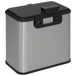 5five Poubelle à compost 5L, Inox