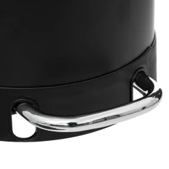 5five Poubelle à pédale métal 30L, Noir Ariane