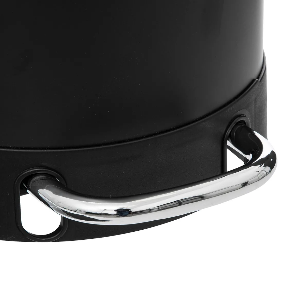 5five Poubelle à pédale métal 30L, Noir Ariane