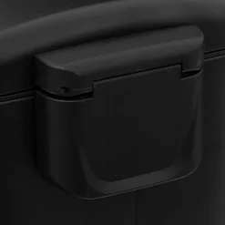 5five Poubelle à pédale métal 30L, Noir Ariane