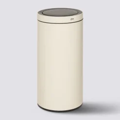 5five Poubelle automatique métal 40L, Beige