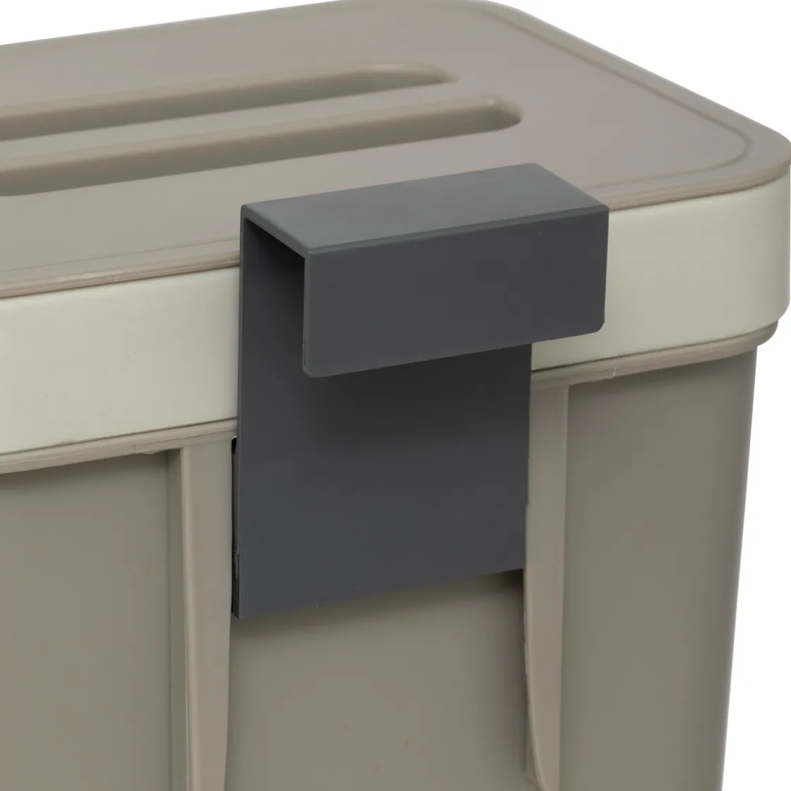 5five Poubelle compost plastique 5L, Taupe