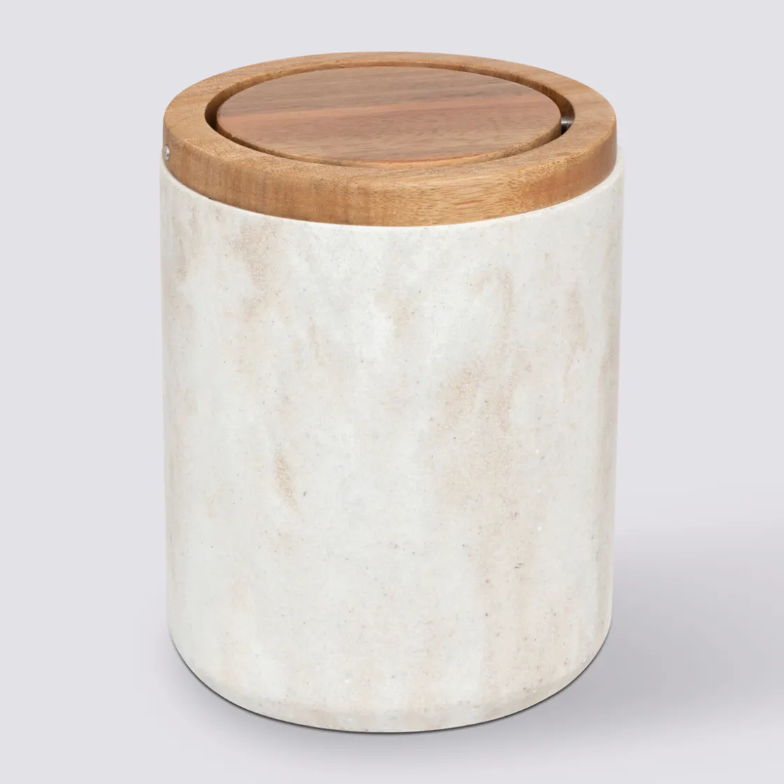 5five Poubelle de table, Effet travertin