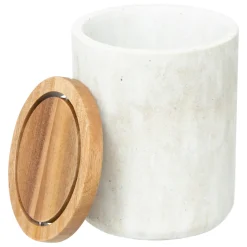 5five Poubelle de table, Effet travertin