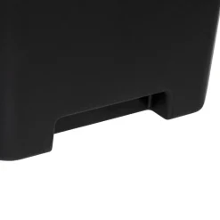 5five Poubelle de tri plastique 37L, Noir