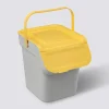 5five Poubelle de tri sélectif empilable en plastique 20L