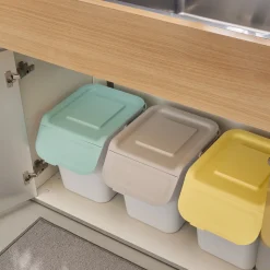 5five Poubelle de tri sélectif empilable en plastique 20L