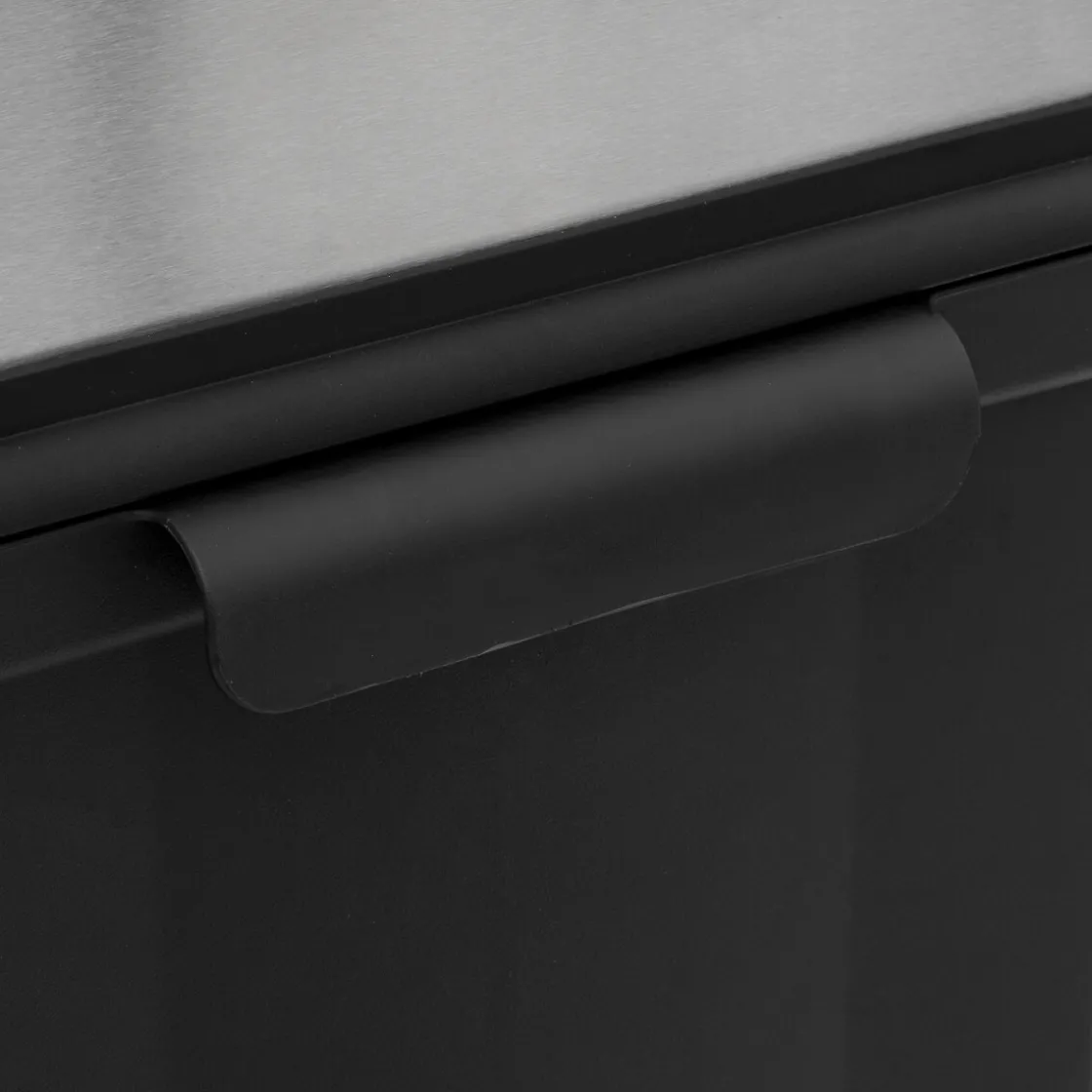 5five Poubelle de tri sélectif en métal 20+14L, Inox