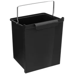 5five Poubelle de tri sélectif en métal 20+14L, Inox