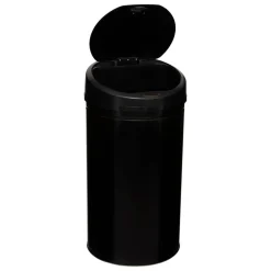 5five Poubelle, Détecteur infra-rouge + bouton, 40 l, Noir