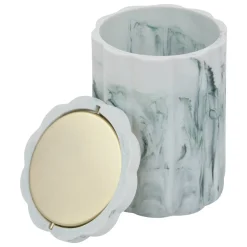 5five Poubelle, Manuel, 1,5 l, Blanc