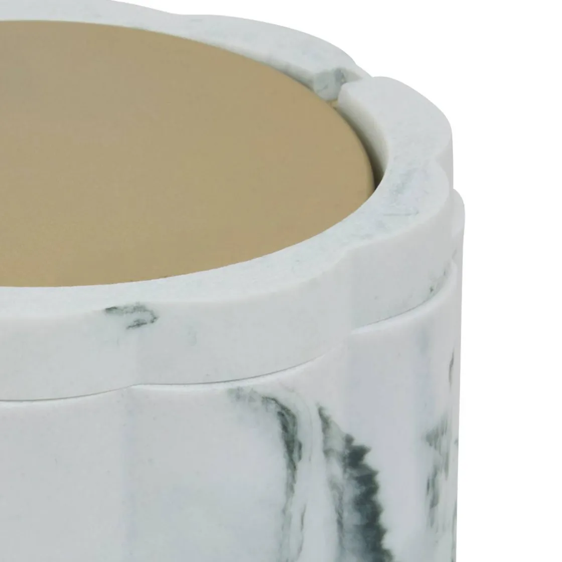 5five Poubelle, Manuel, 1,5 l, Blanc