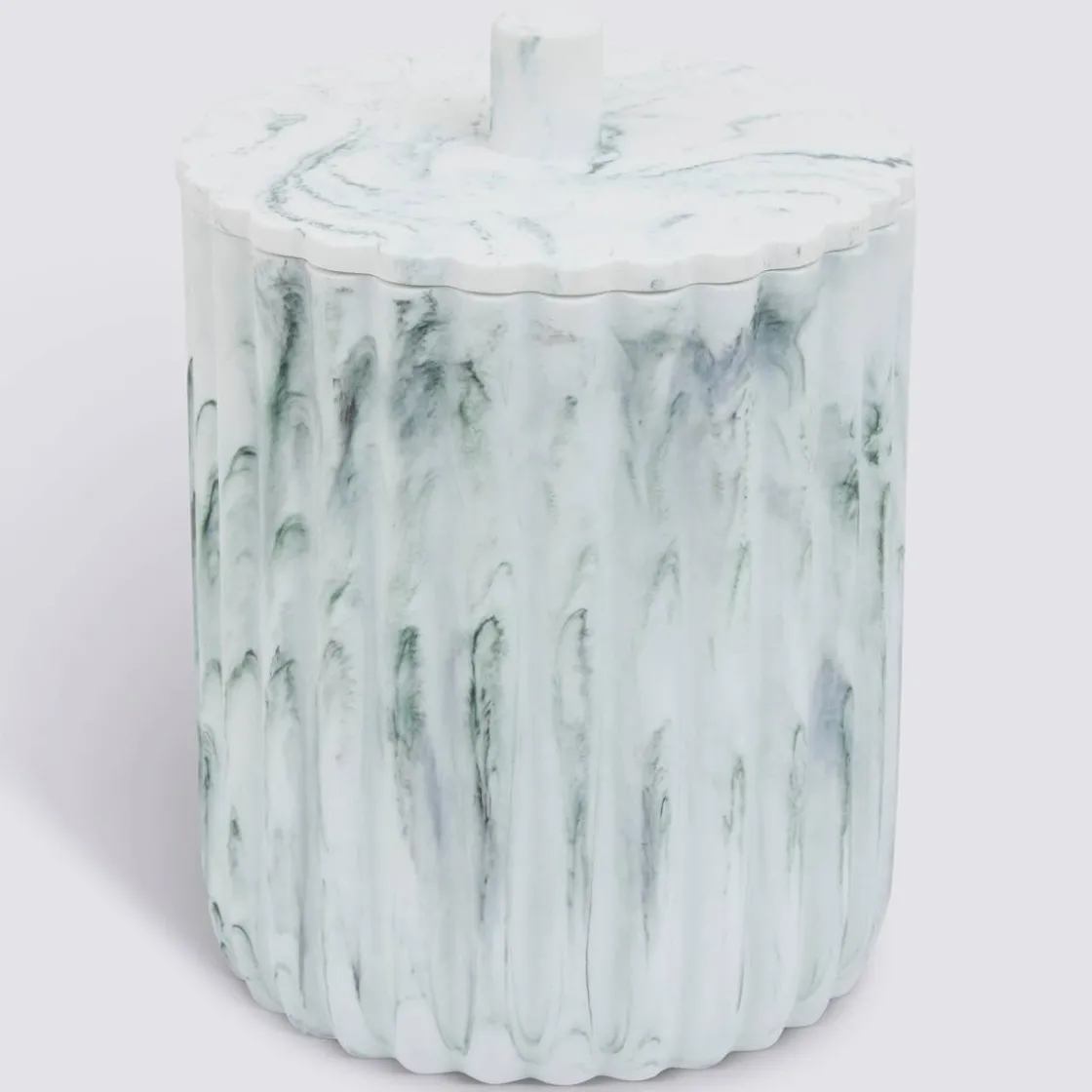 5five Poubelle, Manuel, 5 l, Blanc