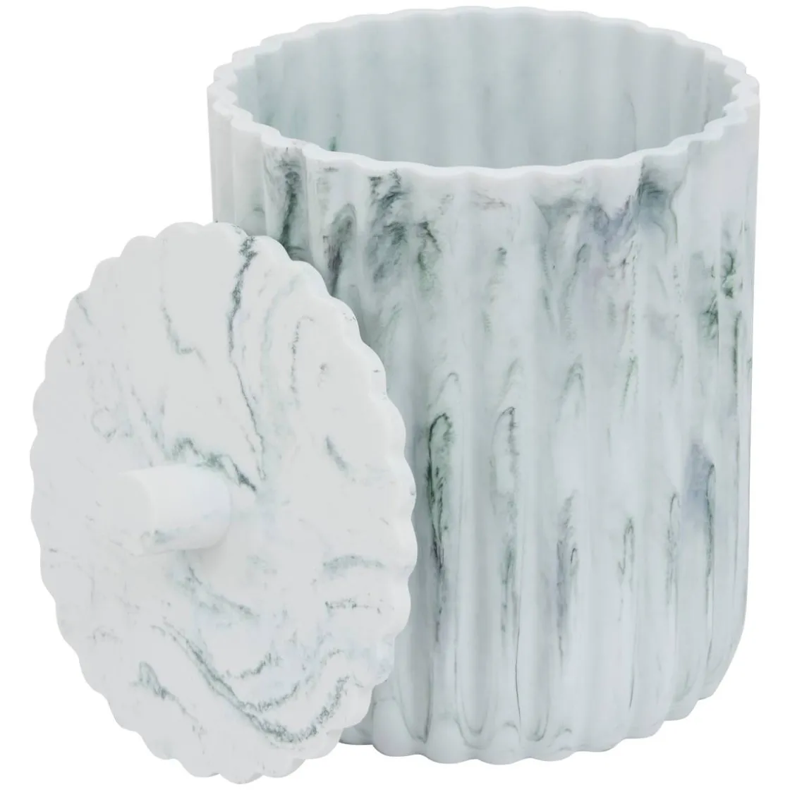 5five Poubelle, Manuel, 5 l, Blanc