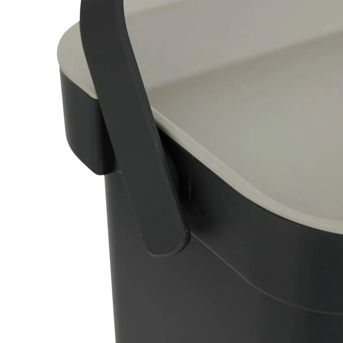 5five Poubelle, Manuel, 5 l, Noir