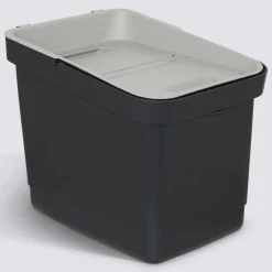 5five Poubelle, Manuel, 20,5 l, Noir