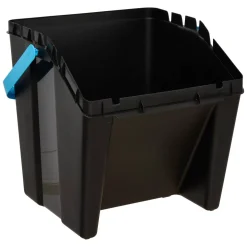 5five Poubelle, Manuel, 30 l, Noir