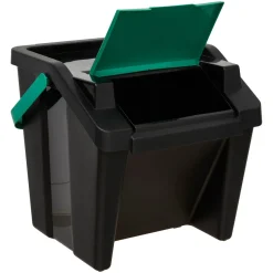 5five Poubelle, Manuel, 30 l, Noir