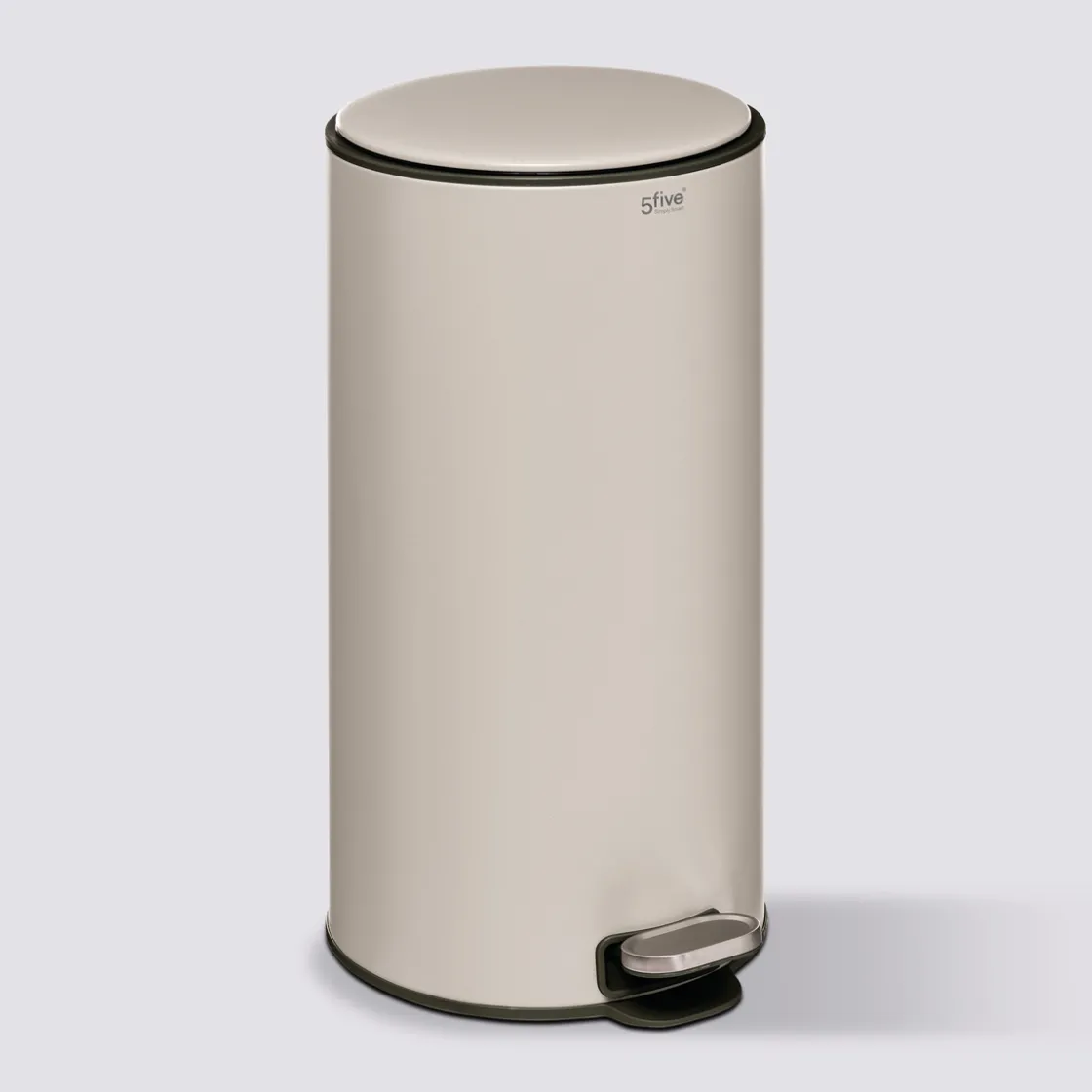 5five Poubelle métal 30L, Argile