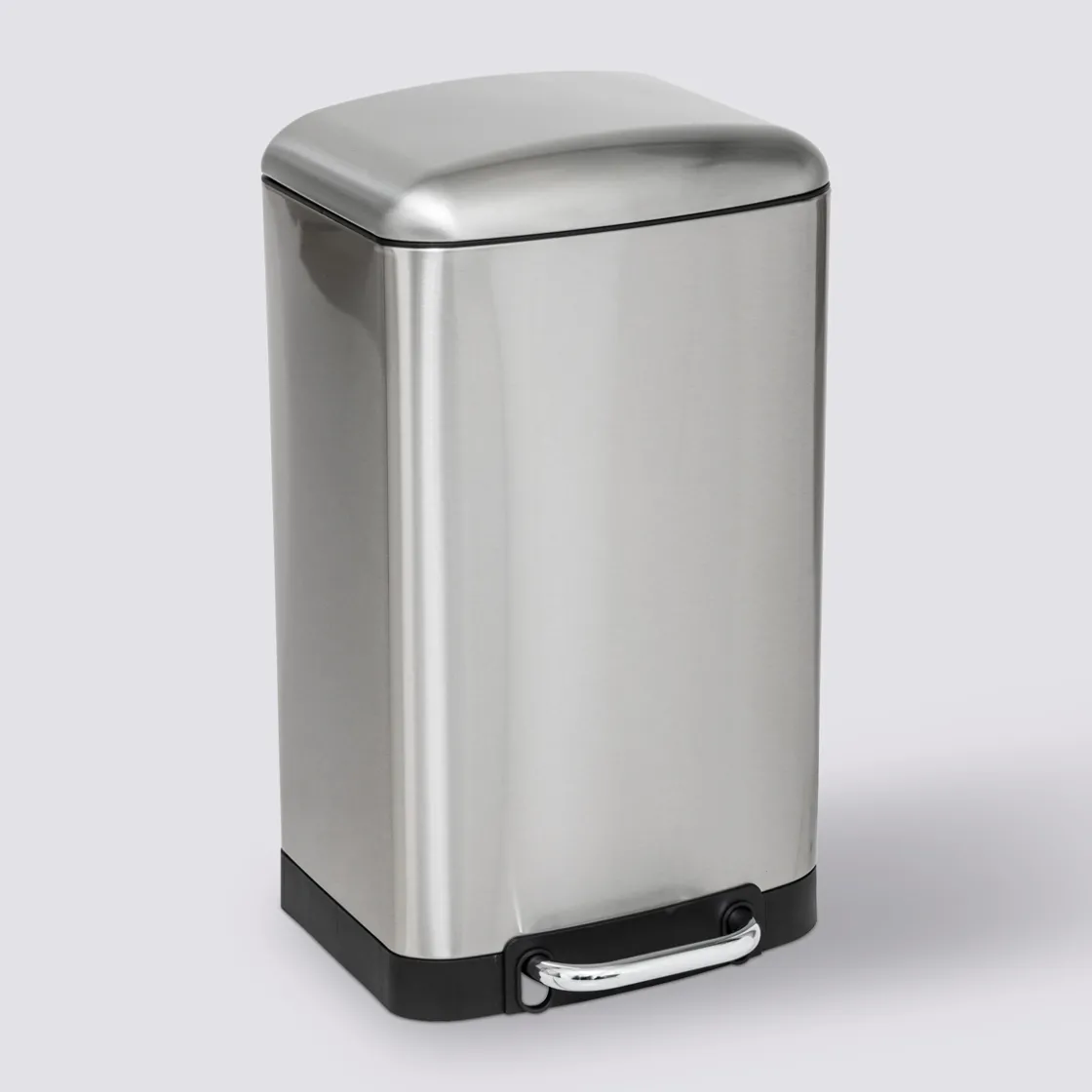 5five Poubelle métal 20L, Inox