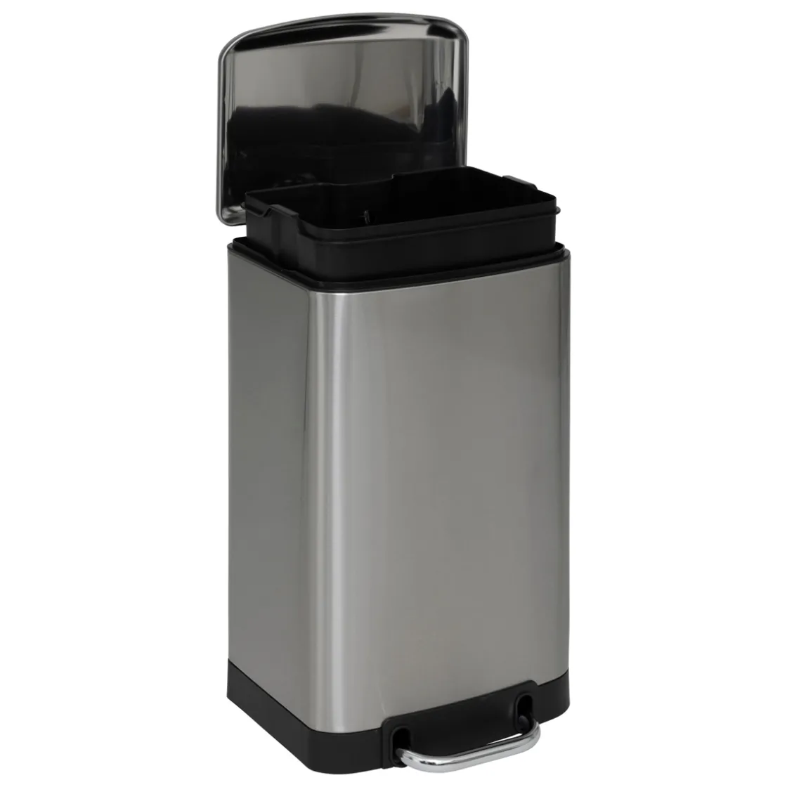 5five Poubelle métal 20L, Inox