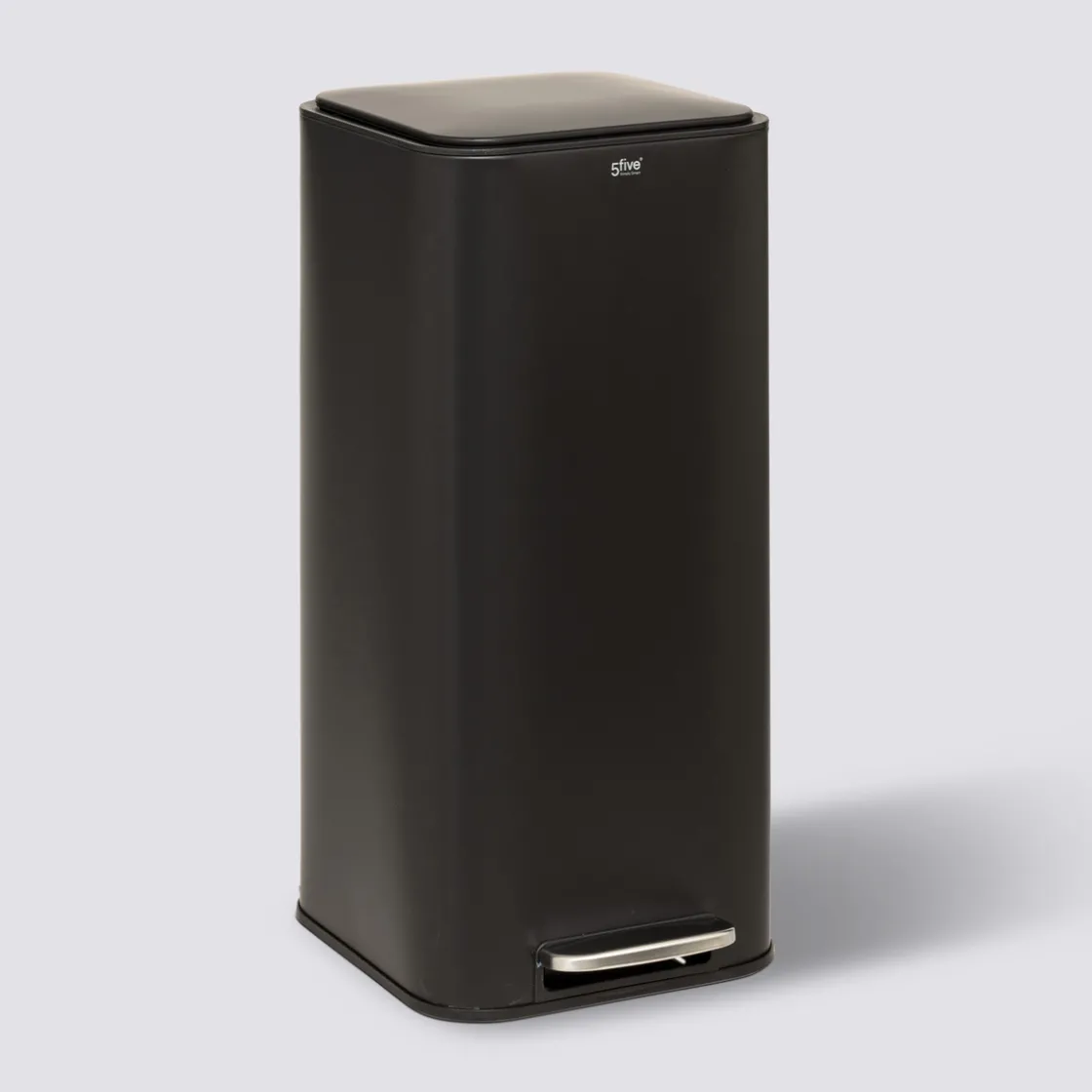 5five Poubelle métal 30L, Noir