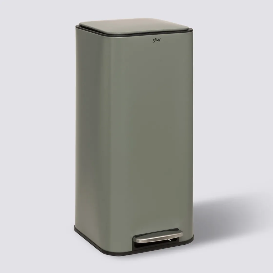 5five Poubelle métal 30L, Vert