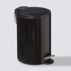 5five Poubelle métal Soft Close 3L, Noir