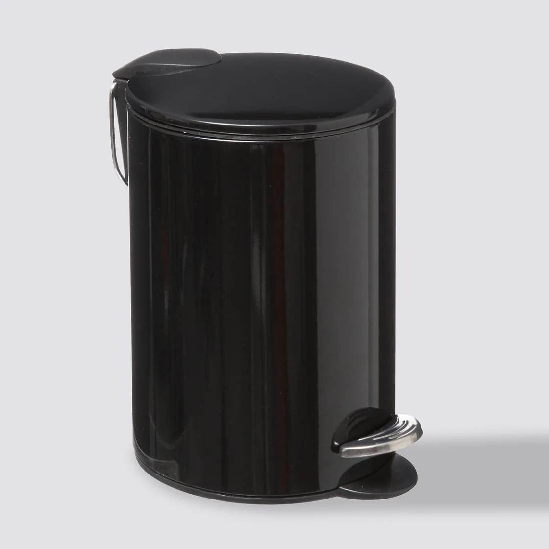 5five Poubelle métal Soft Close 3L, Noir