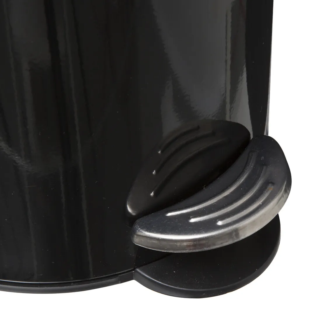 5five Poubelle métal Soft Close 3L, Noir