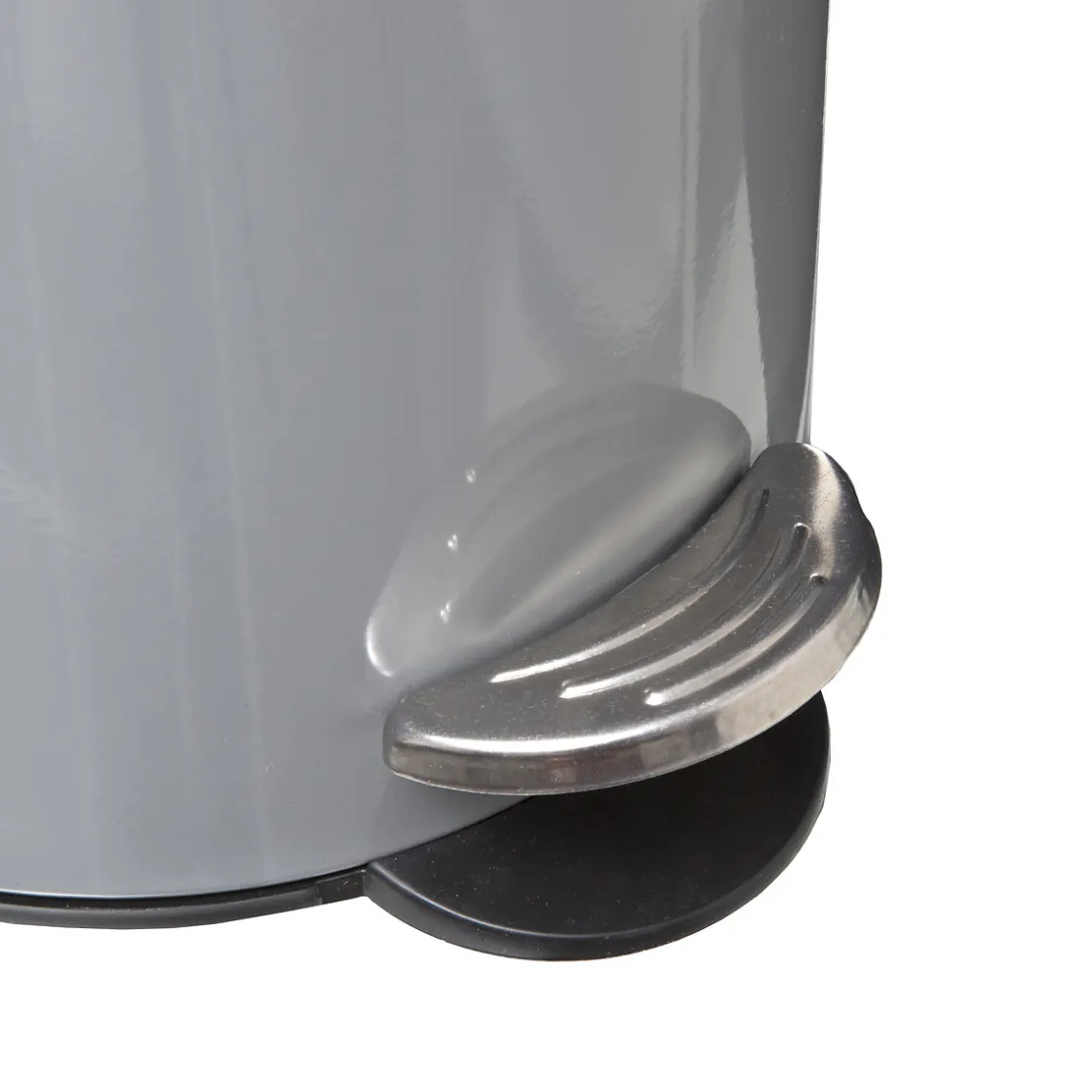 5five Poubelle métal Soft Close 3L, Gris