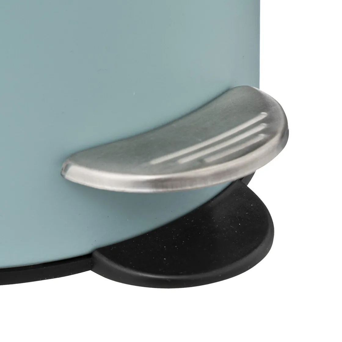 5five Poubelle métal Soft Close 3L, Bleu artic