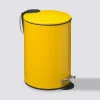 5five Poubelle métal Soft Close 3L, Jaune