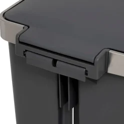 5five Poubelle, Pédale, 45 l, Gris