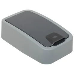 5five Poubelle plastique 2 ouvertures 10L, Gris