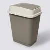 5five Poubelle plastique 25L, Taupe
