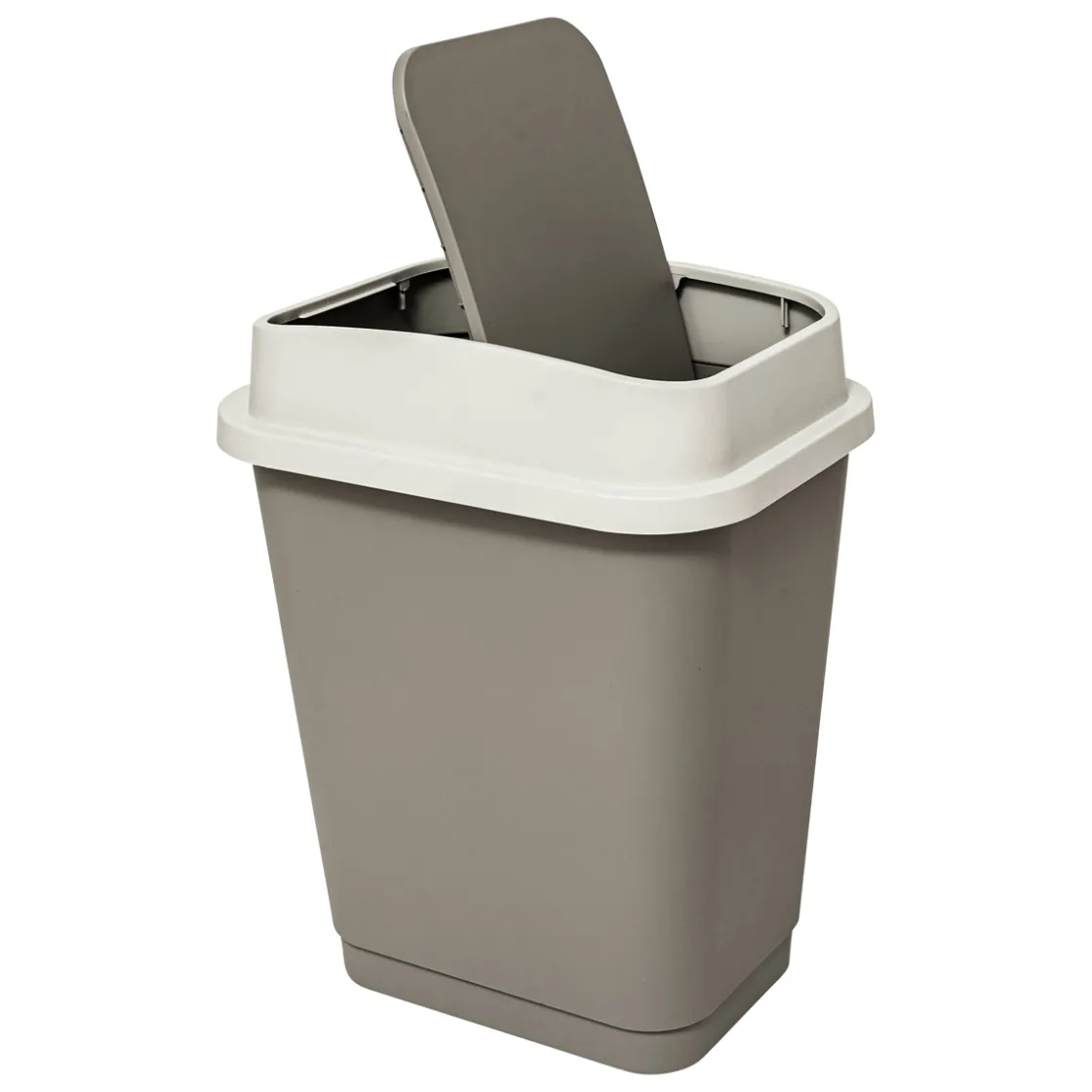 5five Poubelle plastique 25L, Taupe