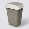 5five Poubelle plastique 50L, Taupe