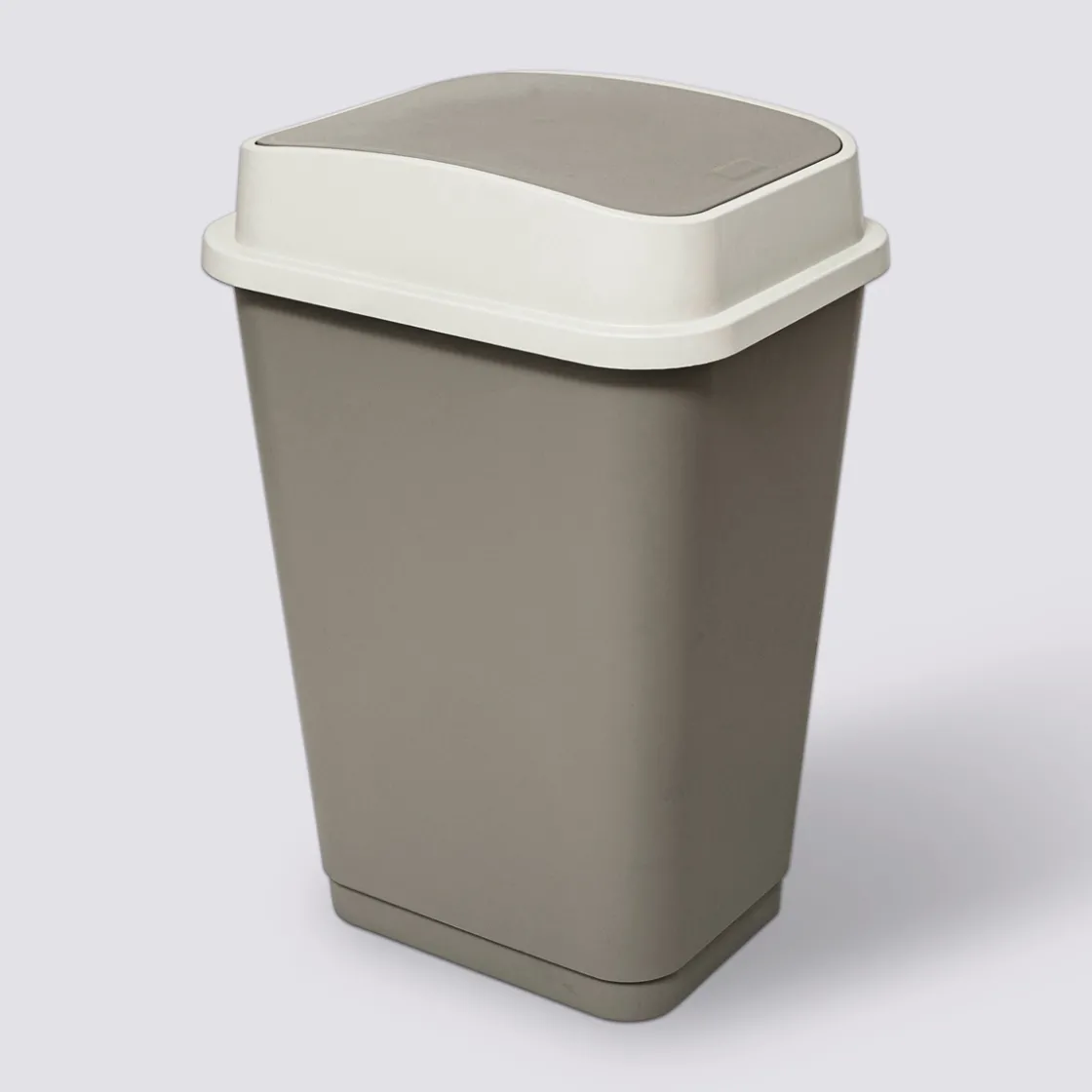 5five Poubelle plastique 50L, Taupe